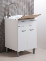 Lavatoio Sirena 60x60 con vasca in Abs  
