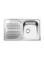 Lavello Atmosfera Inox 86x50 da incasso 1vasca Dx