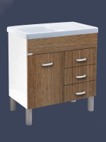 Sottolavello Sofia per lavelli in ceramica 80 cassetti Dx