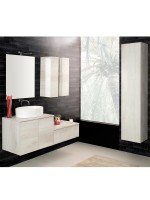 Unika sospesa 140 con lavabo d'appoggio